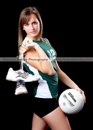 volleyball senior portrait photography