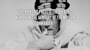 Quotes About Printing Press