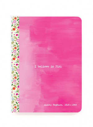 Pink Colourful Quotes Notebook