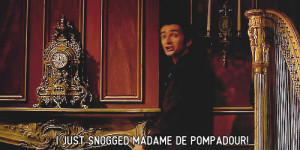 the doctor and i just snogged madame de pompadour