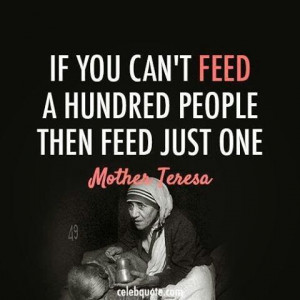 Just feed one