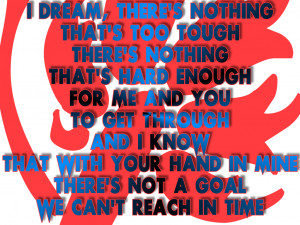 Dream A Dream - Christina Aguilera Song Lyric Quote in Text Image