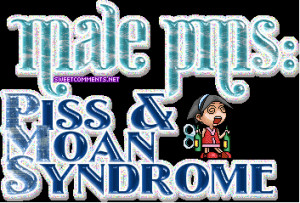 Male Pms Quotes Glitter Graphic