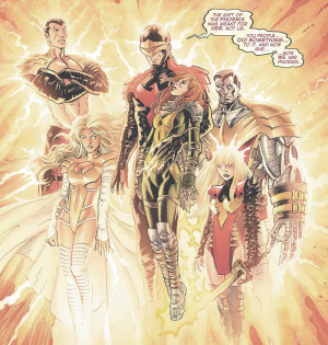 into the Phoenix Force, dubbed the “Phoenix Five,” in Avengers vs ...