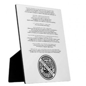 Anti Federal Reserve Logo with Famous Quotes 2 Display Plaques