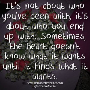 What the Heart Wants Love Quote