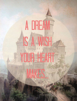 ... - Disney Quote, Words - Salmon Coral, Magical, Storybook, Cinderella