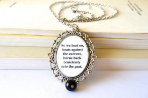 The Great Gatsby quote necklace art deco jewelry long by amoronia, $22 ...