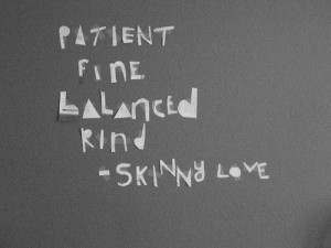 skinny love. song