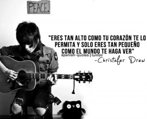 Christopher Drew Quotes Tumblr Christofer drew quote *-* by