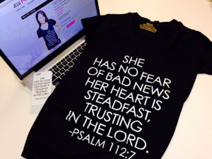 She has no fear of bad news her heart is steadfast trusting in The ...