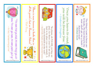 Reading Quotes For Kids Bookmarks Reading quotes bookmarks