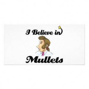 believe in mullets photo card template