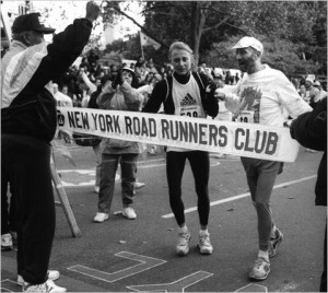 Grete Waitz and Fred Lebow ran together in the 1992 New York City ...