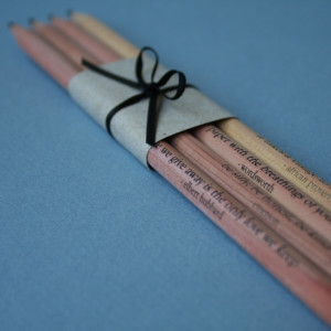 quote pencils (mixed pack of 4)
