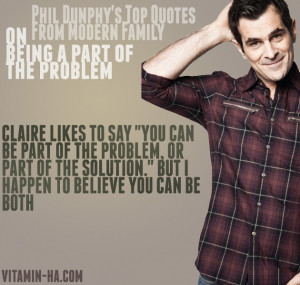 Phil Dunphy on Being a Part of the Problem