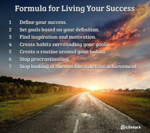 Formula for Living Your Success
