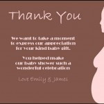 thank you for coming to my baby shower sayings