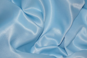 Baby Blue Satin Chair Covers