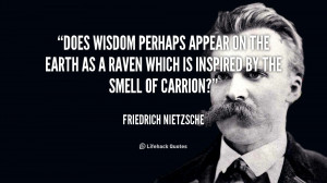 Does wisdom perhaps appear on the earth as a raven which is inspired ...
