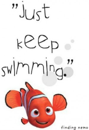 finding nemo quotes just keep swimming