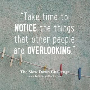 Slow Down Challenge