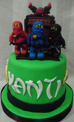 Ninjago Red Lego Birthday Party Cake Topper Cupcake Decoration Edible