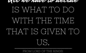 Quote – Use Your Time Wisely