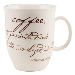 Thomas Jefferson Coffee Quote Mug