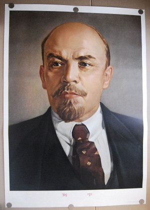 Vladimir Lenin Propaganda Posters Chinese Cultural Revolution