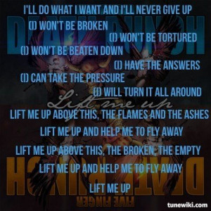 ffdp lyrics lift me up- love ffdp :)