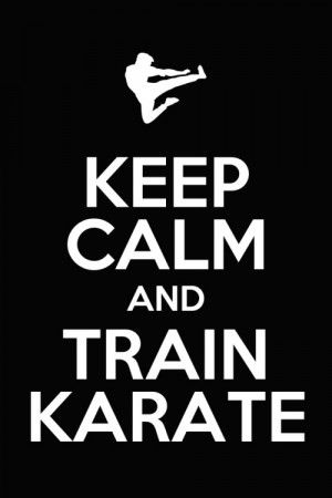 keep calm karate