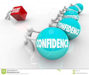 Confidence on balls rolled by winning people while one person pushes ...