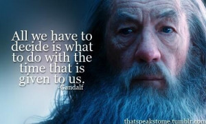 lord of the rings gandalf quotes death
