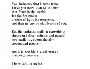Rainer Maria Rilke, Selected