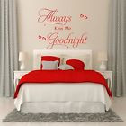 Hello Kitty Always Kiss Me Goodnight Wall Quotes Wall Stickers Wall ...