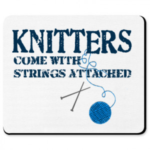 Knitting Strings Mousepad