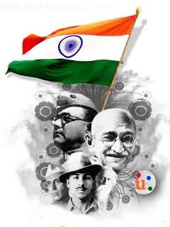 Download Flags indian freedom fighters - Republic day wallpapers