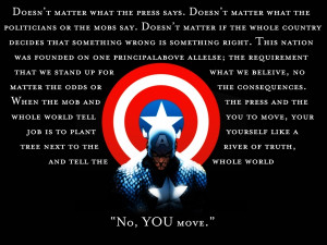 captain america typography bullshit manipulation 1440x1080 wallpaper ...