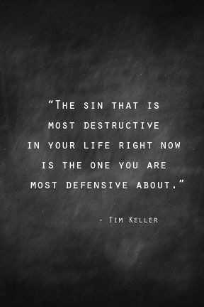 Words to ponder. I came across this Tim Keller quote today and thought ...