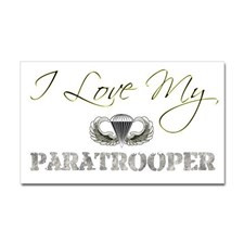 Love My Paratrooper Rectangle Sticker for