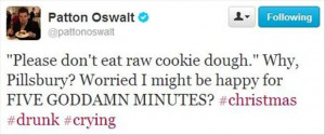 funny twitter quotes, do not eat cookie dough