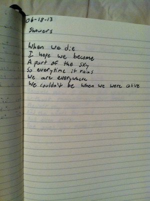 ... notebook, places, poem, pretty, quote, rain, sad, sadness, saying, sky