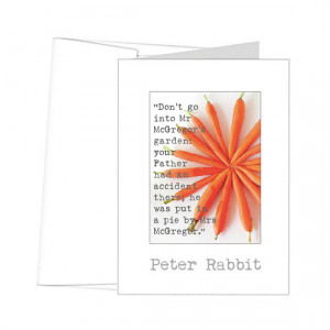 Beatrix Potter Peter Rabbit quotes • cards and prints to mat & frame ...