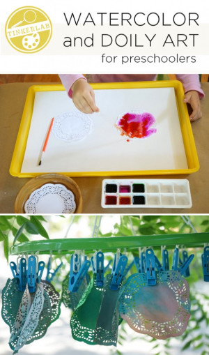 Watercolor Art Projects for Preschool