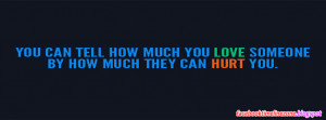 How Much You Love Someone Facebook Timeline Cover | Wise Love Quotes ...