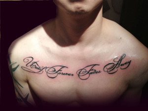 ... Tattoo Designs Cool Chest Tattoos For Men Quotes Tattoo Men Ideas