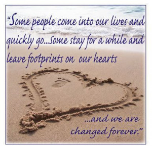 footprints from people in our lives
