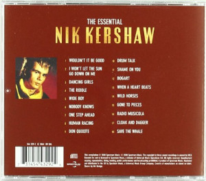 Nik Kershaw The Essential Nik Kershaw Album Cover