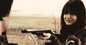 emma stone zombieland emma stone gif rejection animated GIF